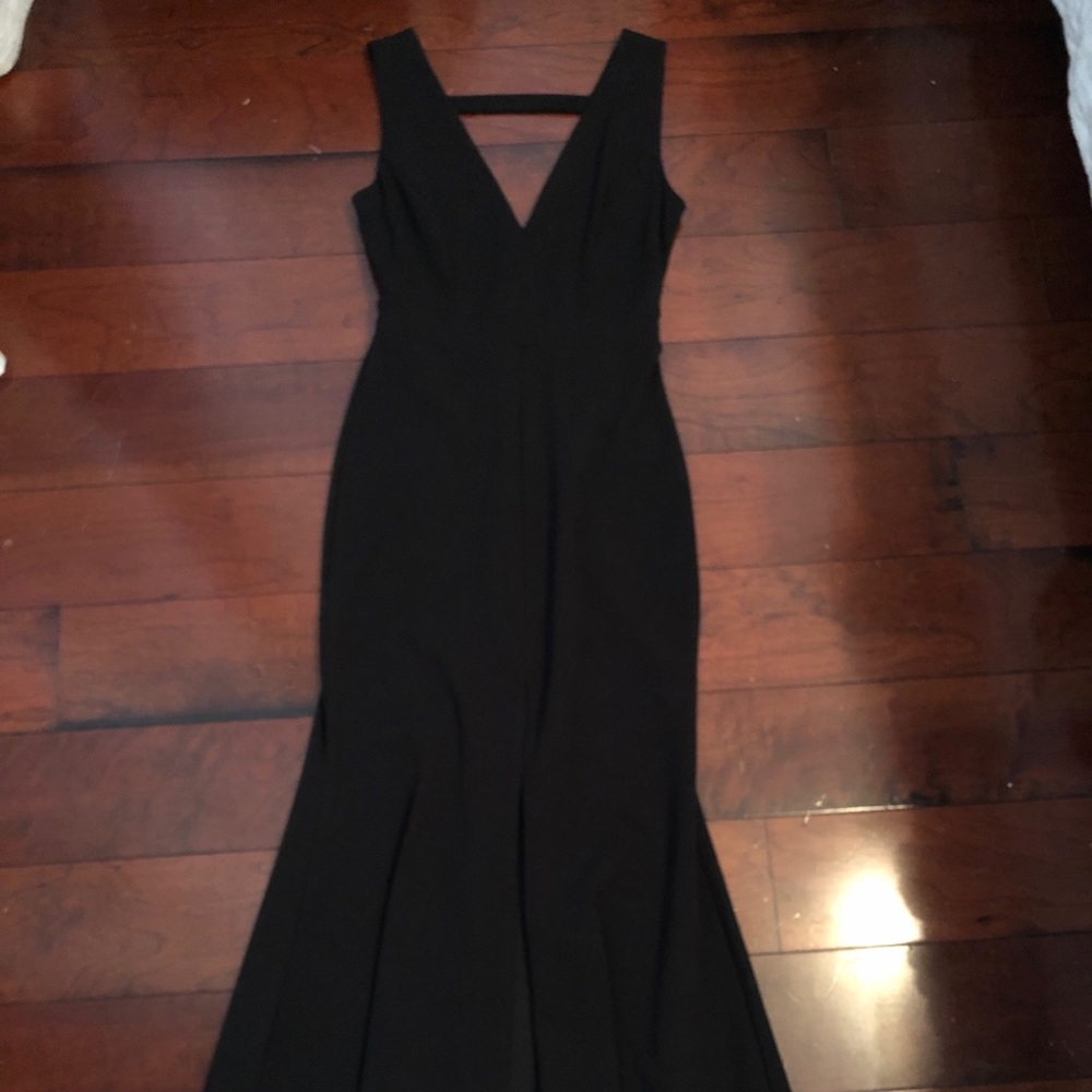 Long black dress!